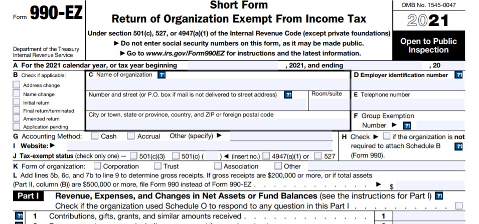 What is Form 990-EZ